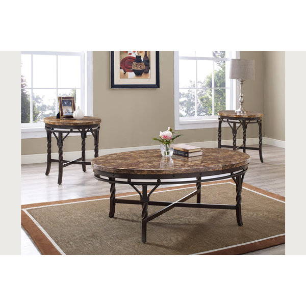 Fleur De Lis Living Vaughan 3 Piece Coffee Table Set Wayfair